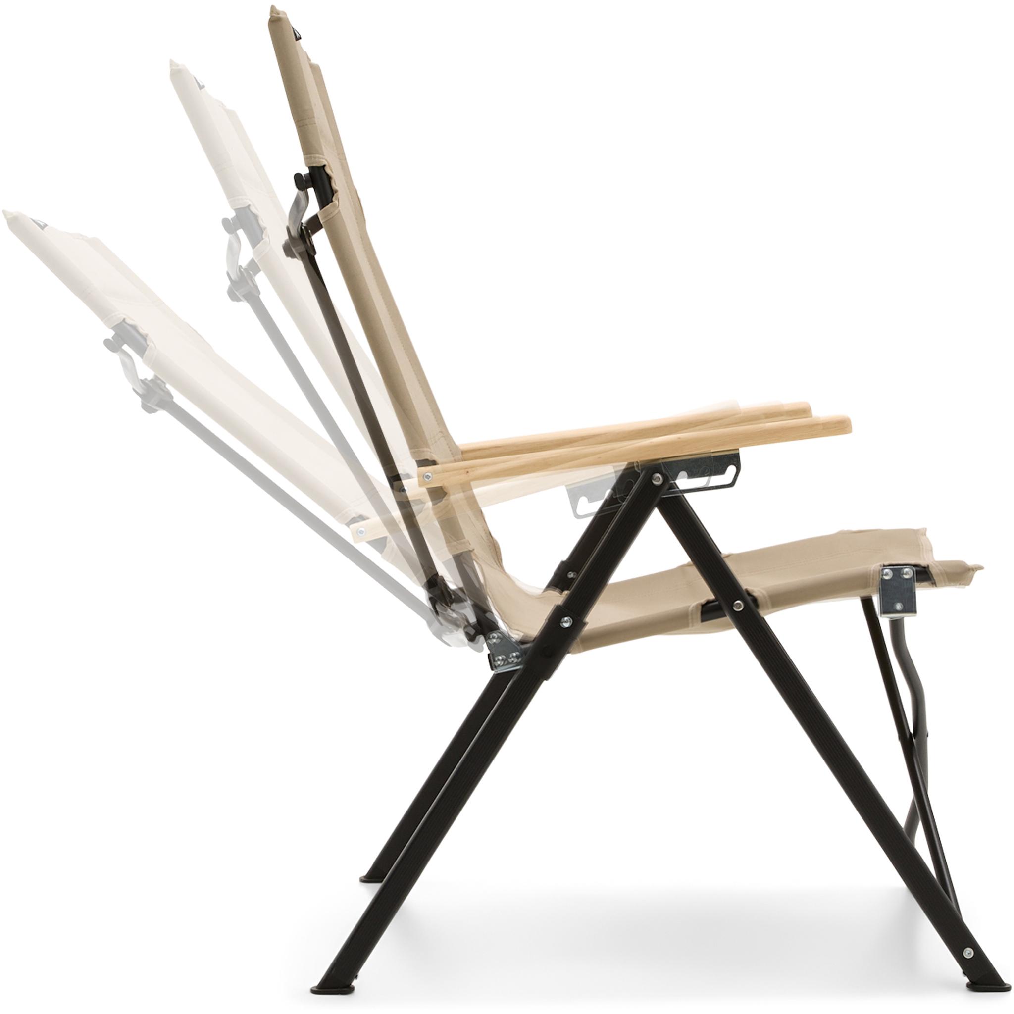 Product gallery image number 8 for product Reclining Foldable Padded High Back Camping Chair