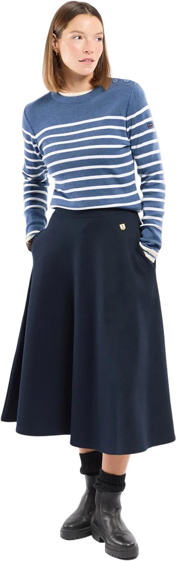 Numéro de l'image de la galerie de produits 3 pour le produit Marinière en laine mérinos Briac - Femme