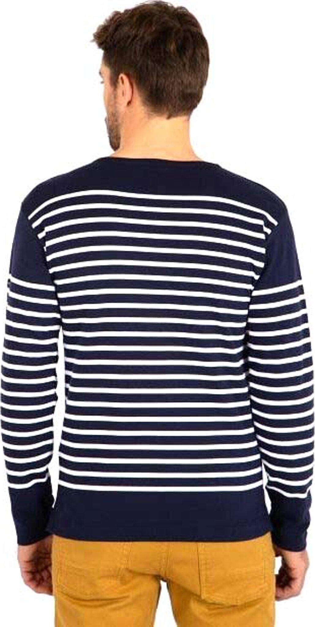 Product gallery image number 3 for product Amiral Thick Cotton Breton Striped Jersey - Men's