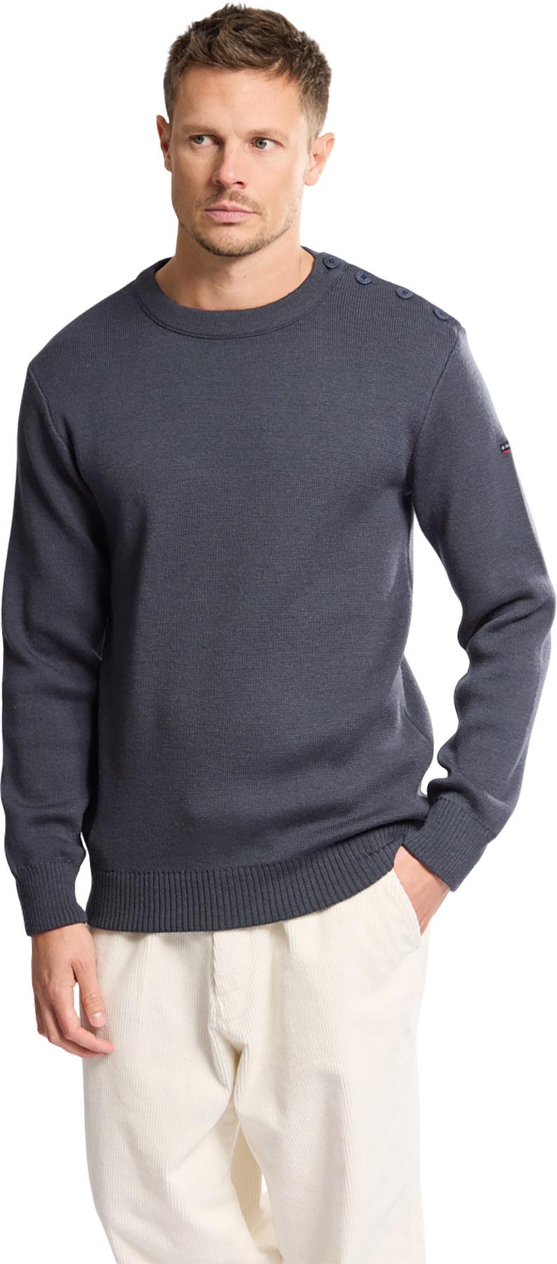 Product gallery image number 3 for product Gavrinis Wool Fisherman Jumper - Men's