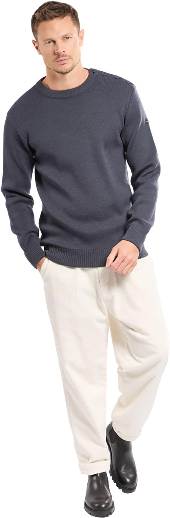 Product gallery image number 4 for product Gavrinis Wool Fisherman Jumper - Men's