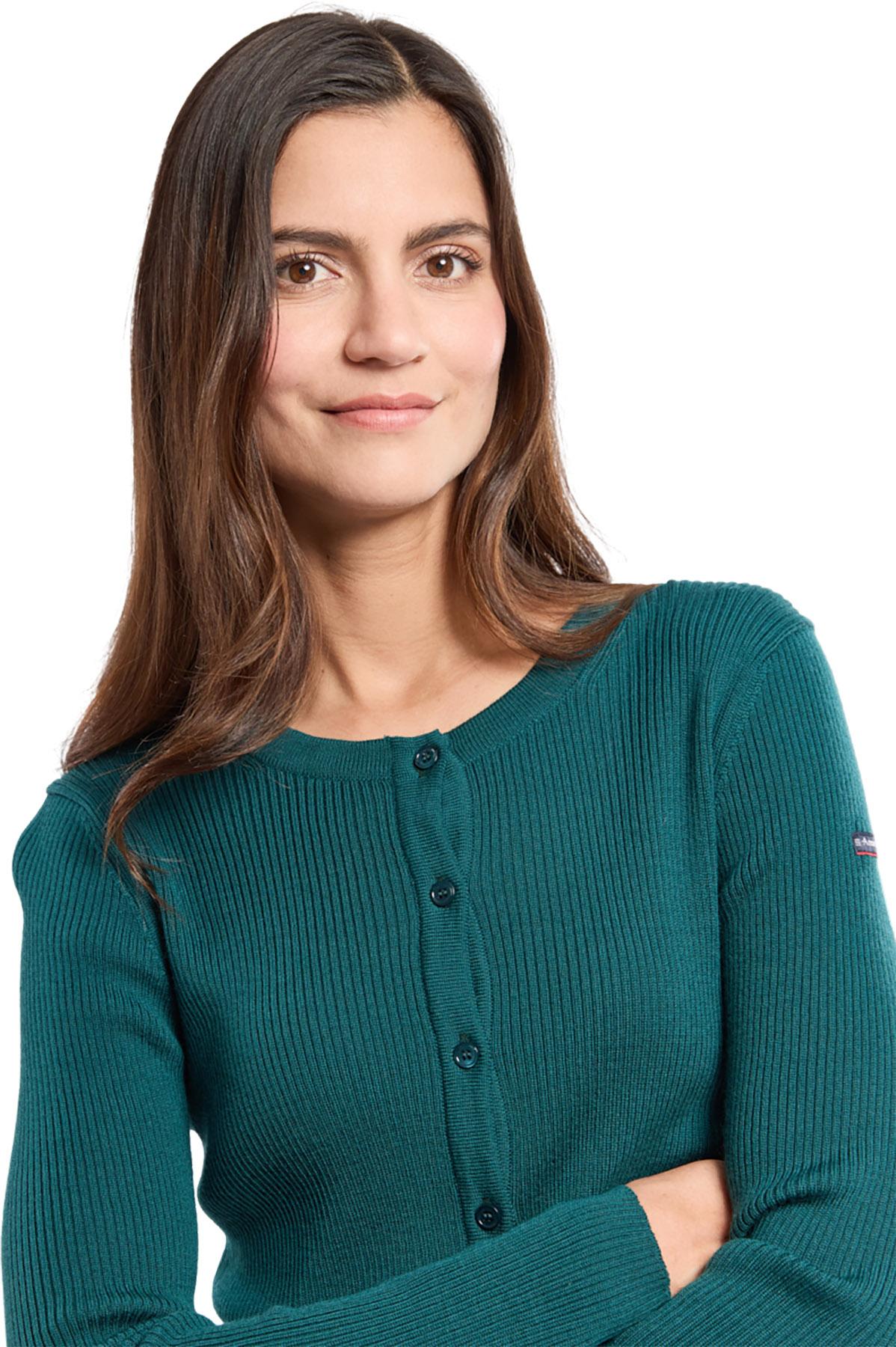 Product gallery image number 2 for product Buttoned Merino Wool Cardigan - Women's