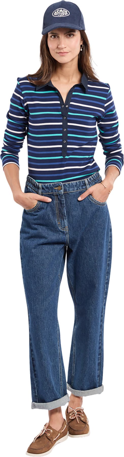 Numéro de l'image de la galerie de produits 3 pour le produit Polo Baïla en coton épais - Femme
