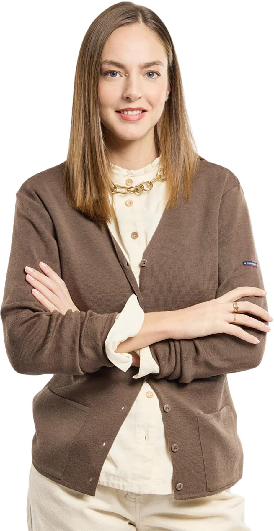 Product image for V-Neck Wool and Acrylic Cardigan - Women's