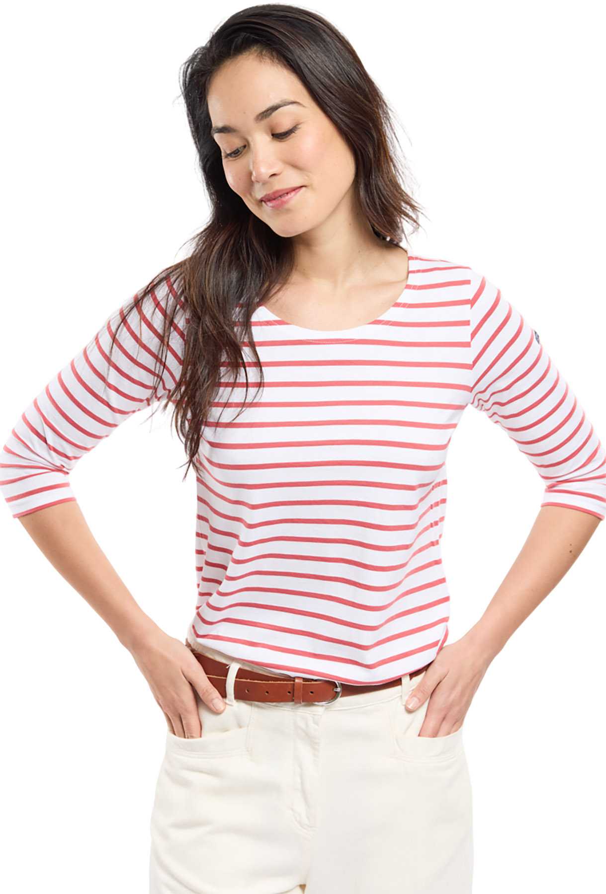 White - Garnet Pink