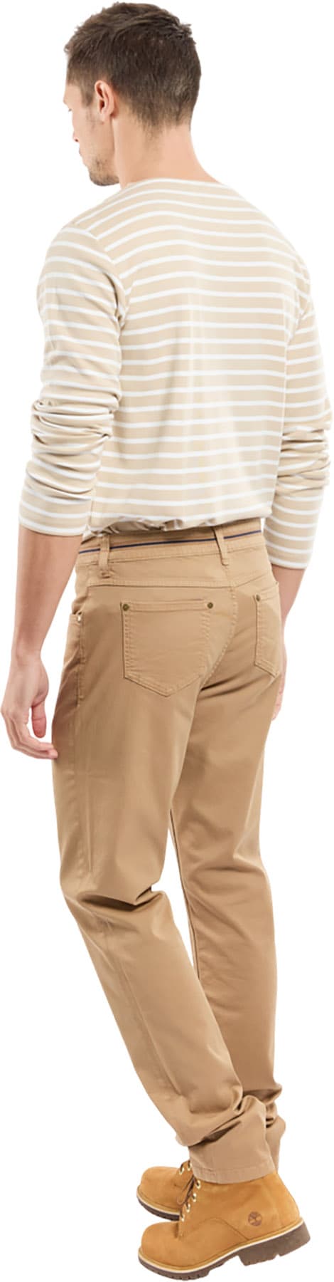 Product gallery image number 2 for product Straight-Cut Cotton Trousers - Men's