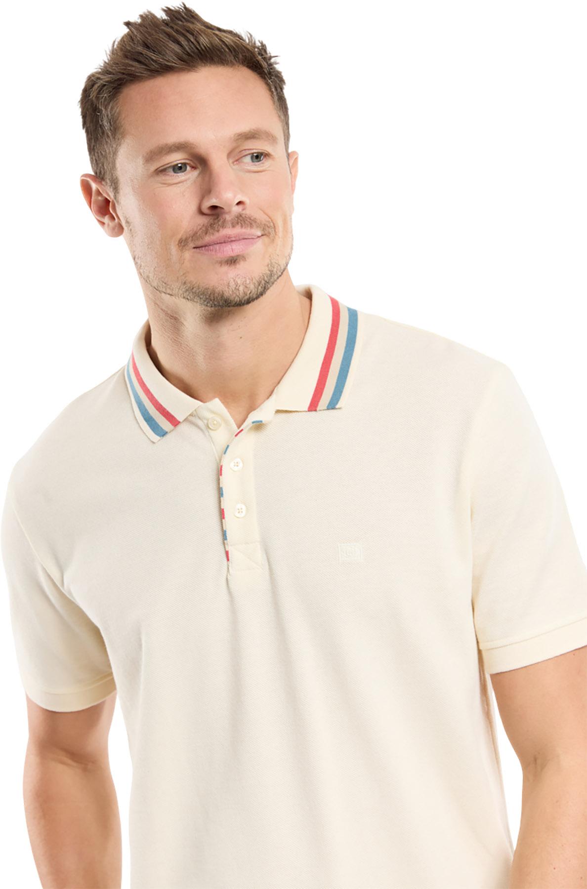 Product gallery image number 3 for product Short-Sleeved Cotton Polo Shirt - Men's