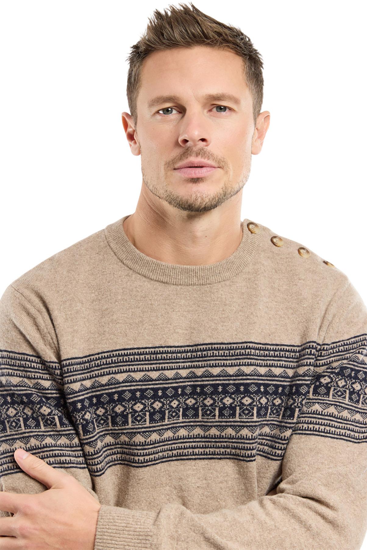 Product gallery image number 4 for product Jacquard Knit Sweater - Men's