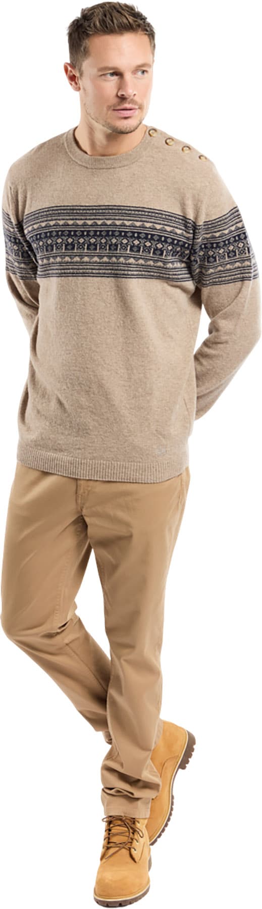 Product gallery image number 3 for product Jacquard Knit Sweater - Men's