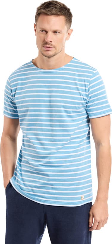 Product image for Hoédic Lightweight Breton Striped Cotton Jersey - men's