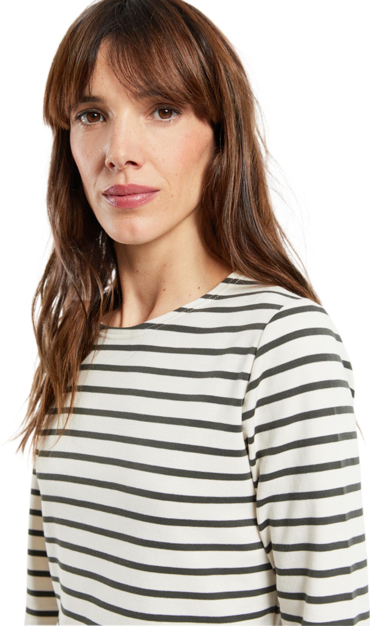 Product gallery image number 3 for product Interlock Long Sleeves Breton Striped Jersey - Women's