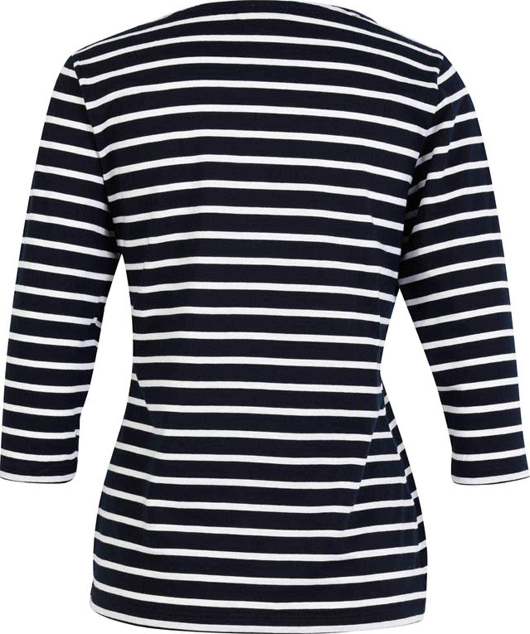 Numéro de l'image de la galerie de produits 2 pour le produit Marinière à manches 3/4 Breton Cap Coz - Femme