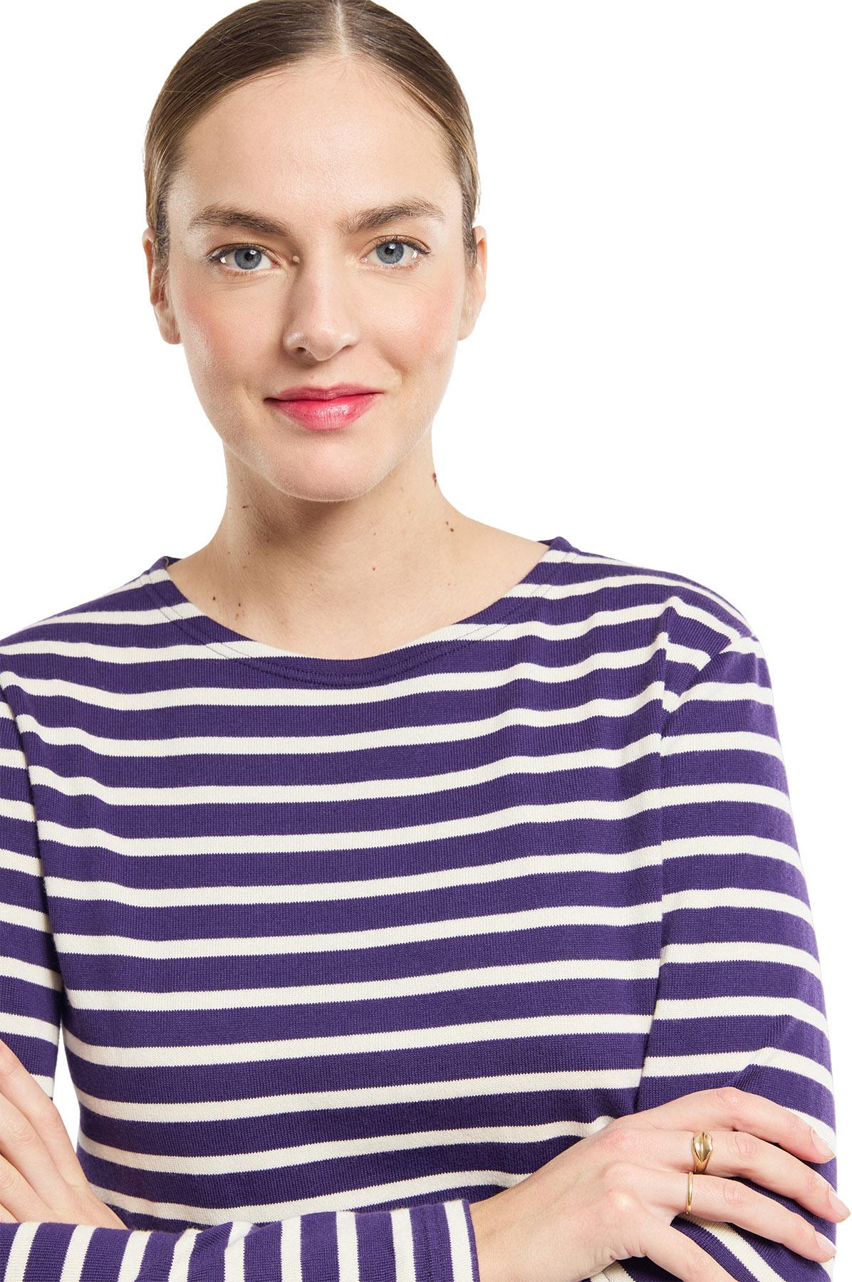 Numéro de l'image de la galerie de produits 2 pour le produit Marinière en coton rustique - Femme