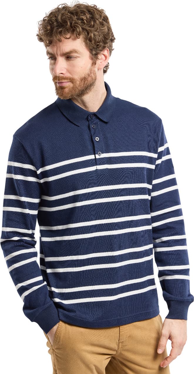 Image de produit pour Chandail à manches longues à col polo - Homme