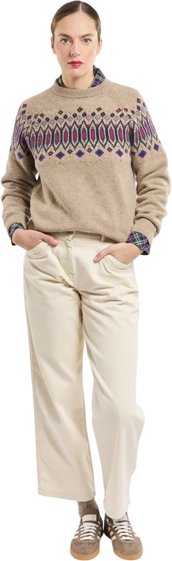 Product image for Heritage Wool Jacquard Jumper - Women's