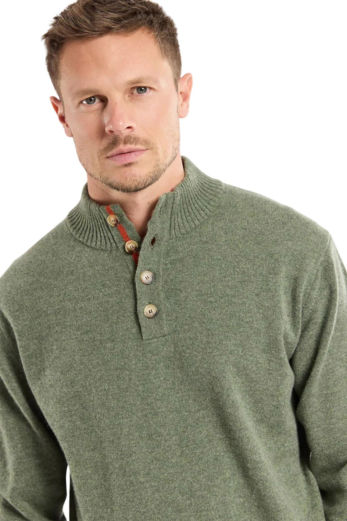 Product gallery image number 2 for product Wool Zip-Neck Jumper - Men's
