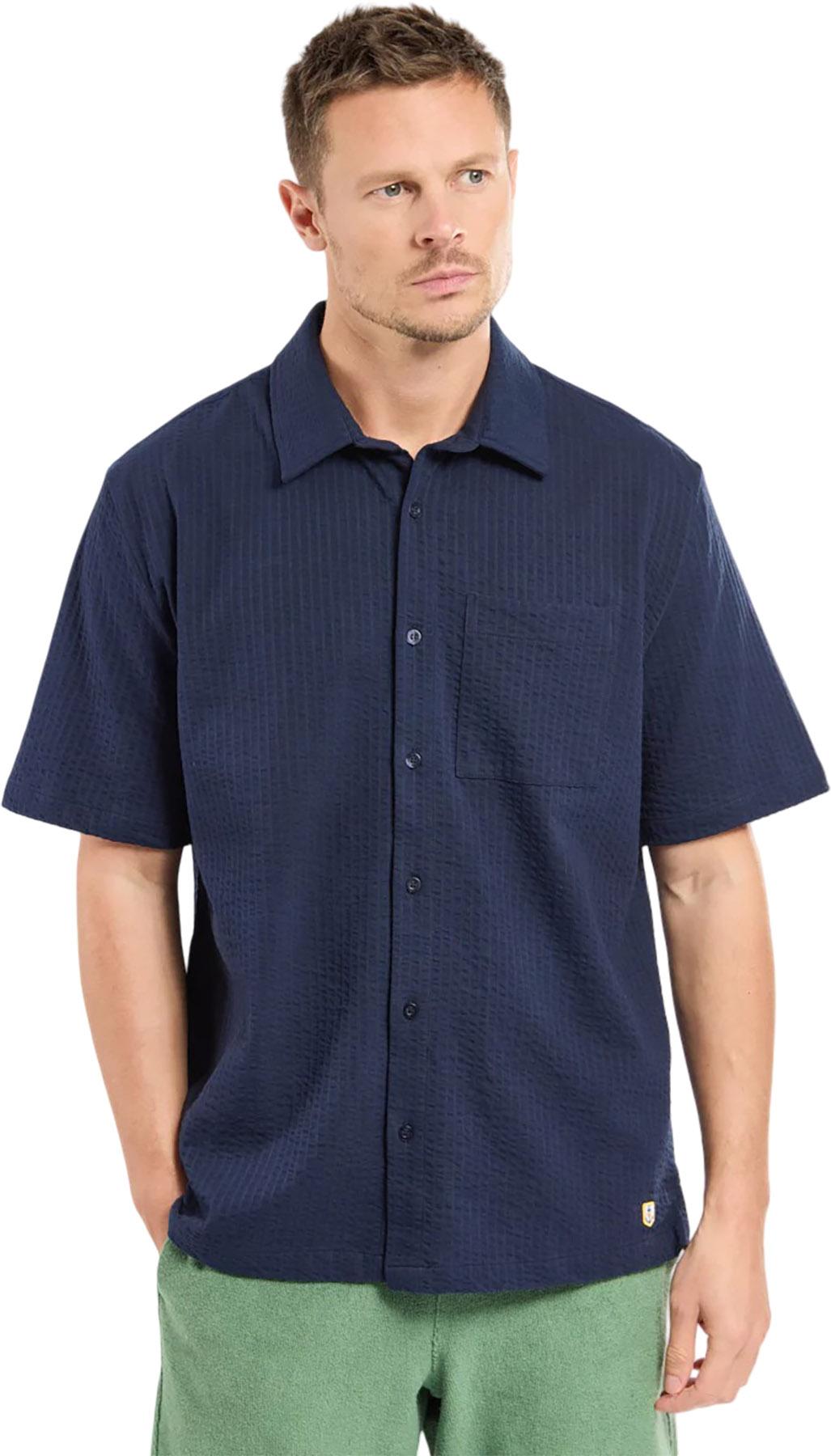 Product image for Embossed Knit Short Sleeve Shirt - Men's