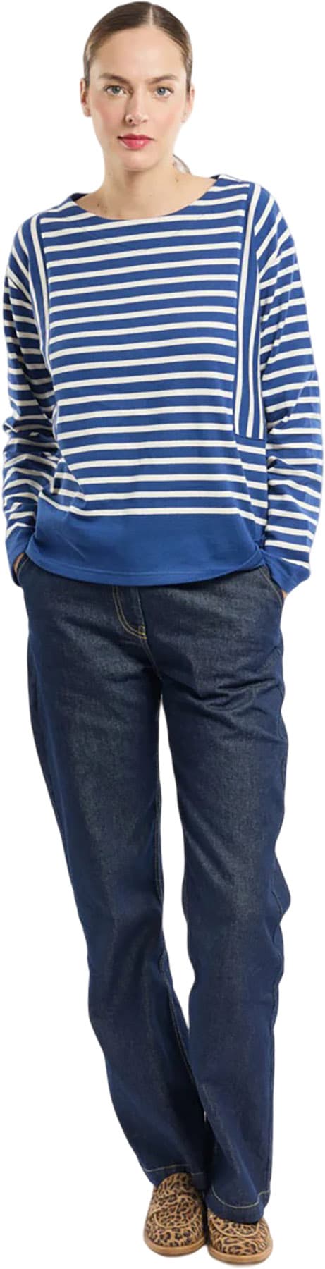 Product gallery image number 3 for product Breton Cotton Striped Top - Women's