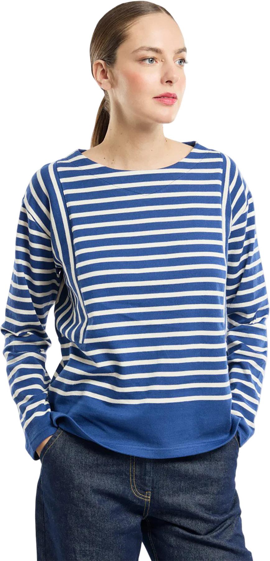 Image de produit pour T-shirt rayé en coton breton - Femme