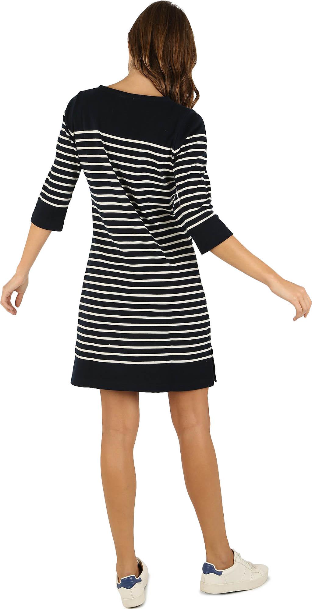 Product gallery image number 4 for product Ile-Tudy Thick Cotton Breton Striped Dress - Women's