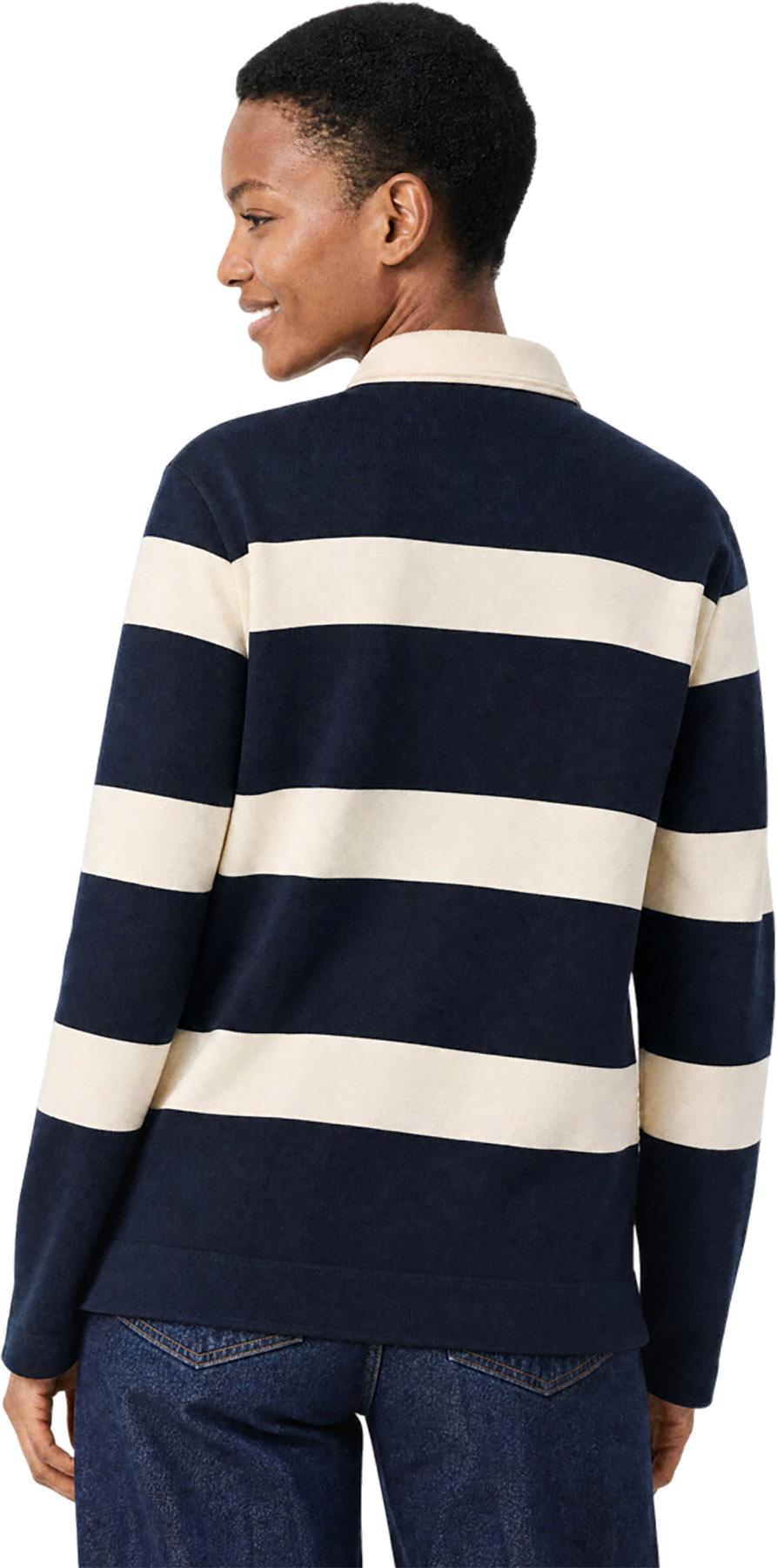 Product gallery image number 2 for product Striped Long Sleeve Polo - Women's