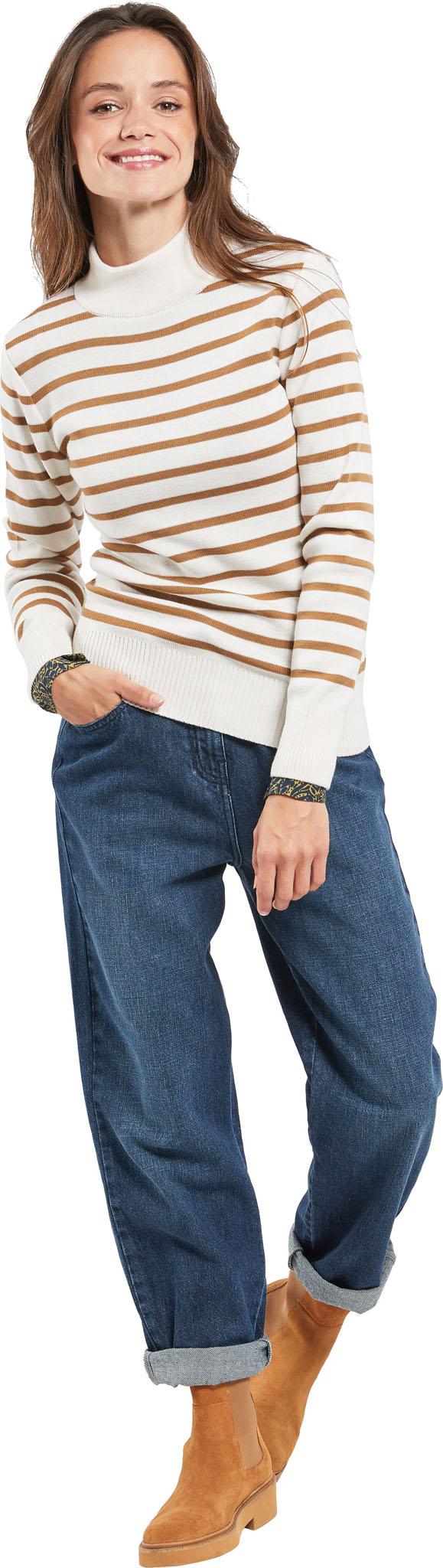 Numéro de l'image de la galerie de produits 2 pour le produit Chandail rayé Héritage en laine - Femme