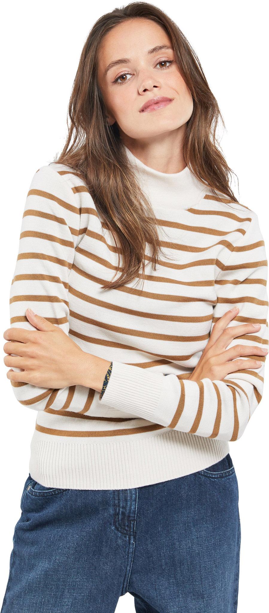 Numéro de l'image de la galerie de produits 1 pour le produit Chandail rayé Héritage en laine - Femme