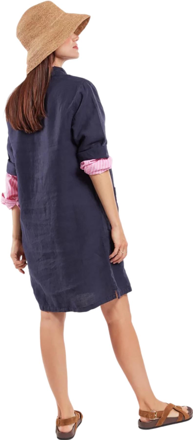 Numéro de l'image de la galerie de produits 3 pour le produit Robe Vareuse en lin - Femme