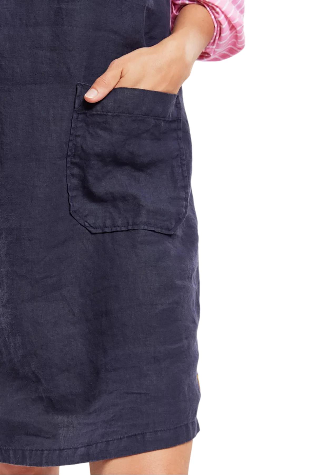 Numéro de l'image de la galerie de produits 2 pour le produit Robe Vareuse en lin - Femme