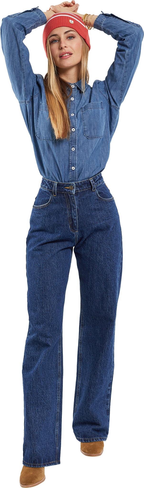 Product gallery image number 3 for product Héritage Long Sleeve Denim Shirt - Women's