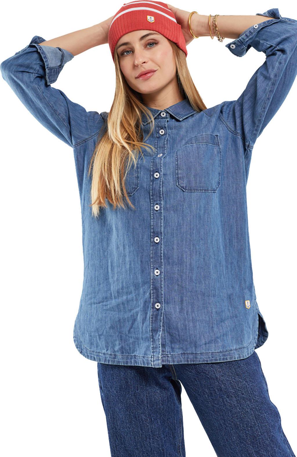 Product gallery image number 1 for product Héritage Long Sleeve Denim Shirt - Women's