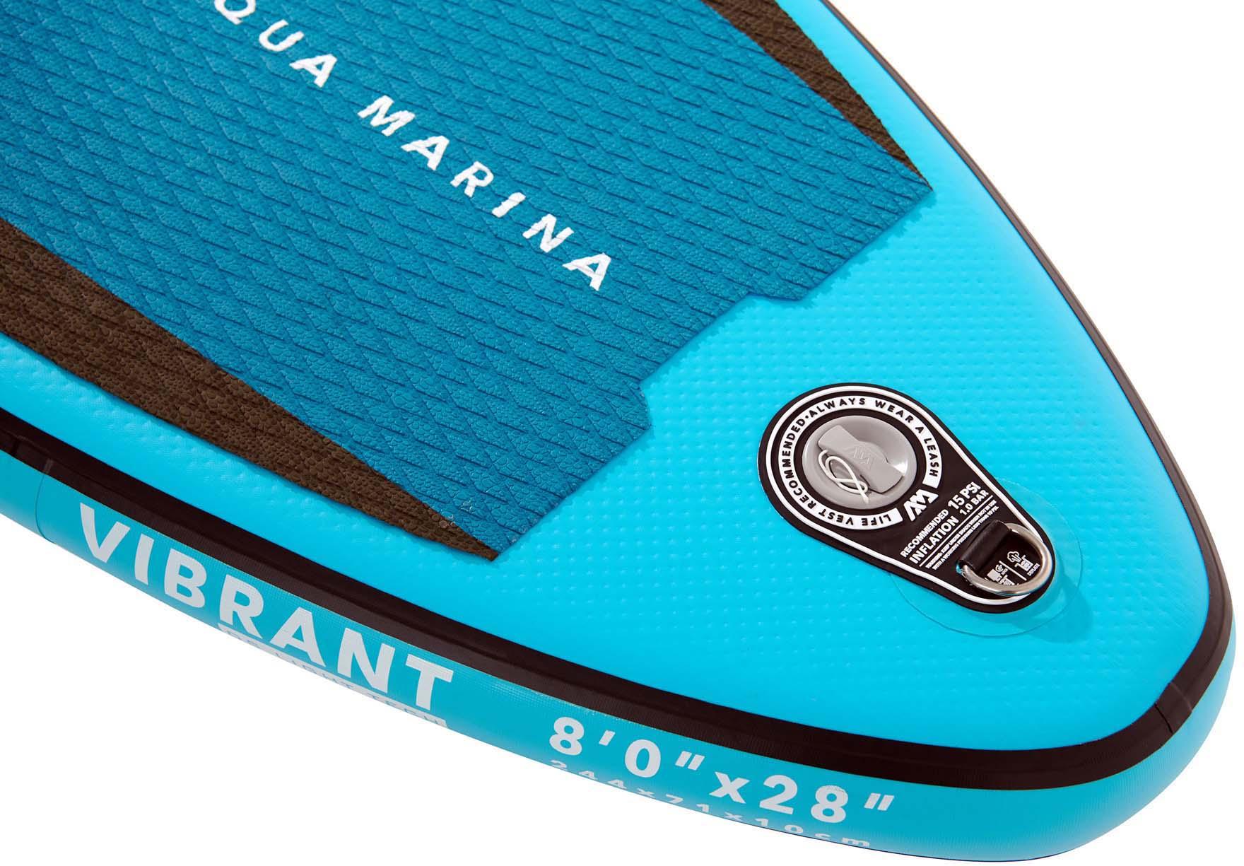 Product gallery image number 9 for product Vibrant Junior All-Around Inflatable SUP - 8'