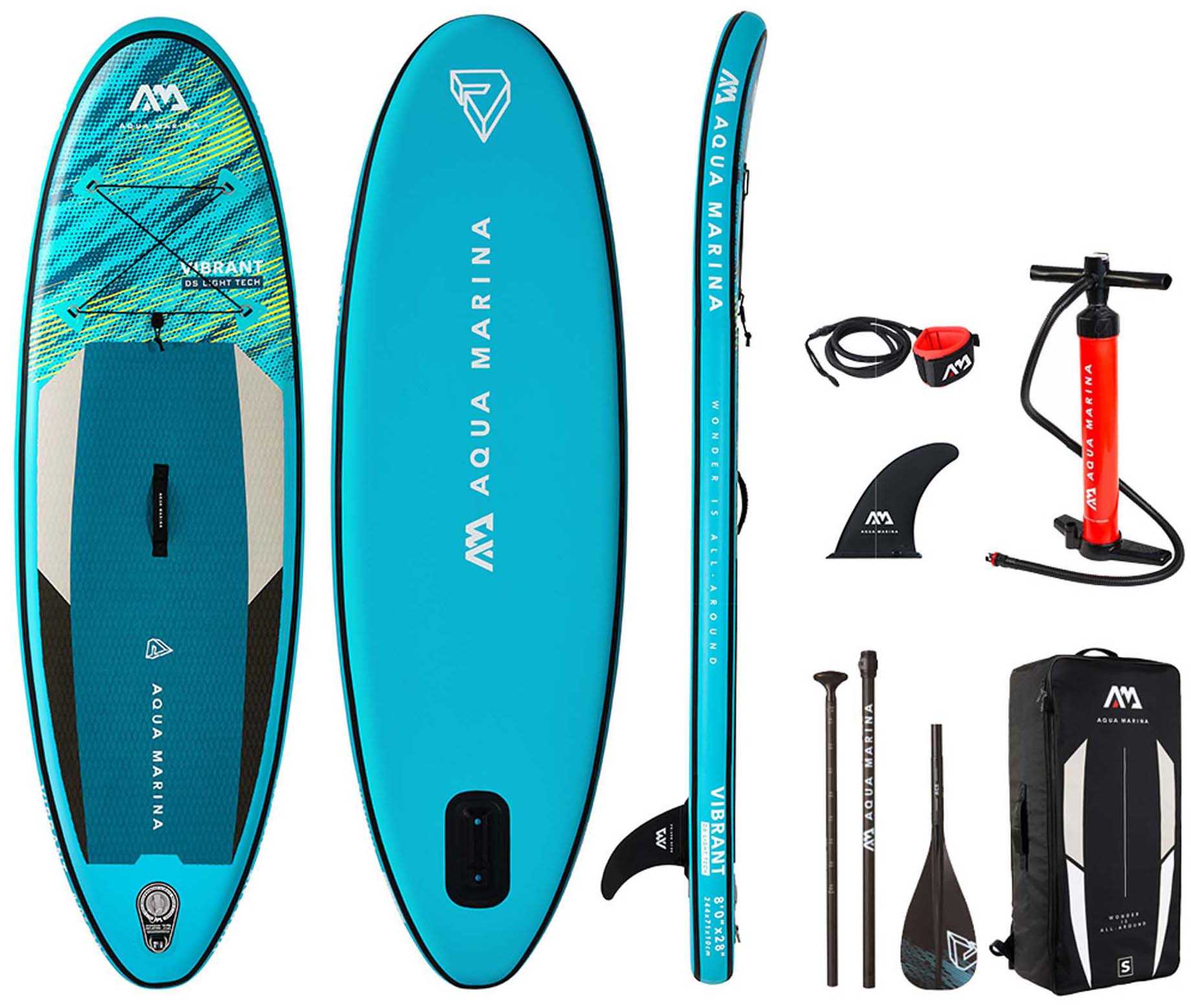 Product image for Vibrant Junior All-Around Inflatable SUP - 8'