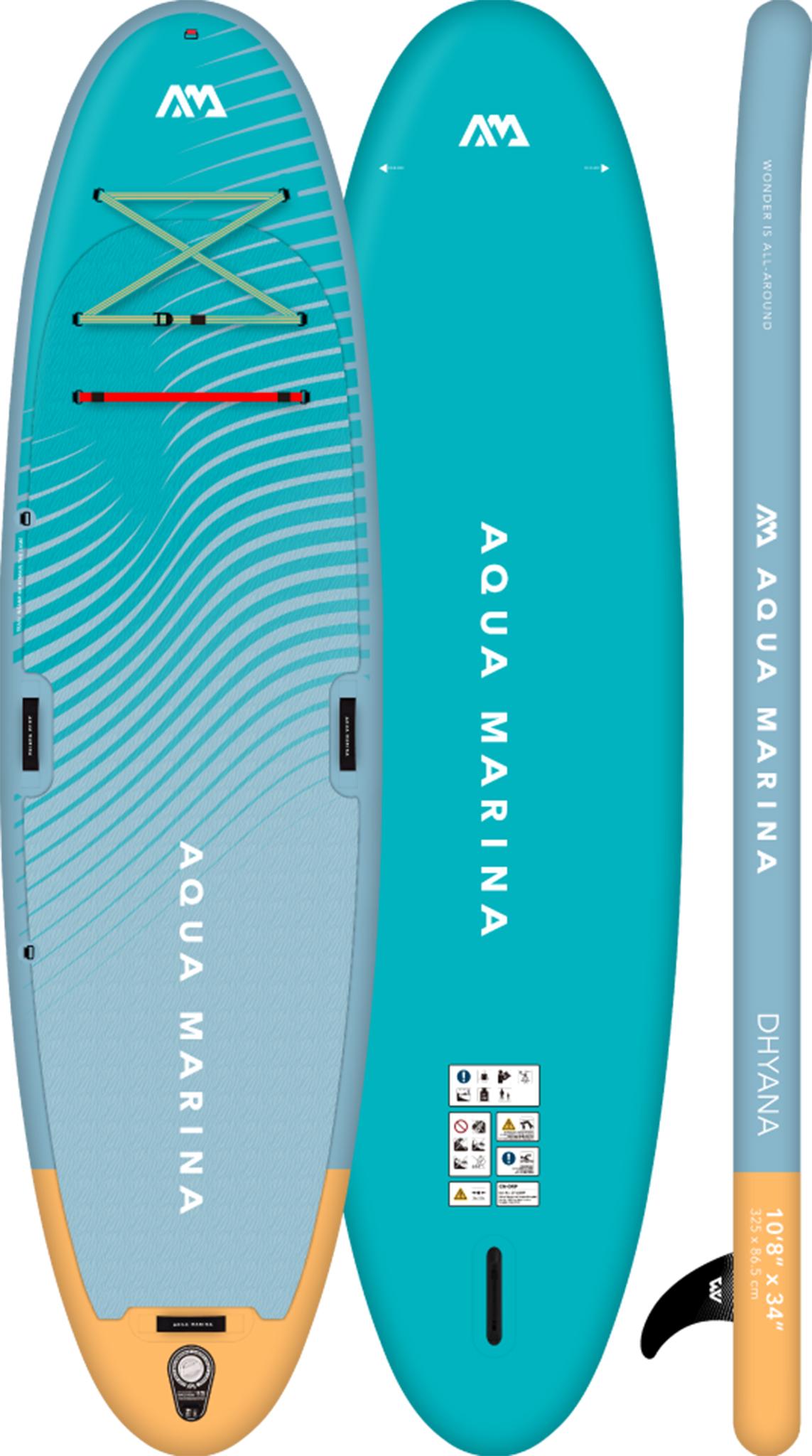 Product gallery image number 2 for product Dhyana Fitness Series iSUP Board - 10'8''