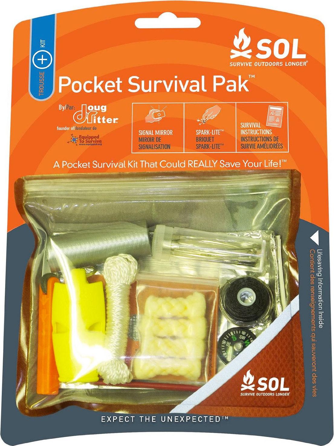 Product gallery image number 1 for product Survive Outdoors Longer - Pocket Survival Pak
