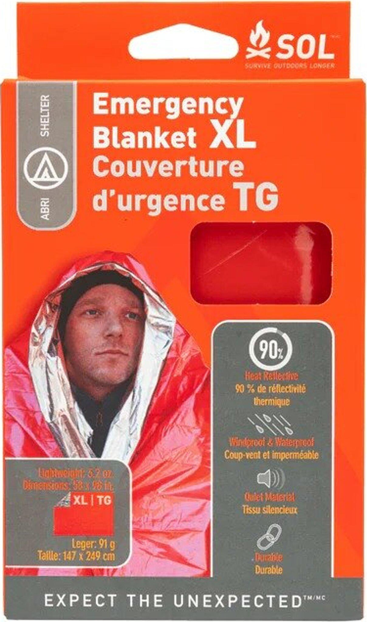 Product gallery image number 1 for product Survive Outdoors Longer - Survival Blanket