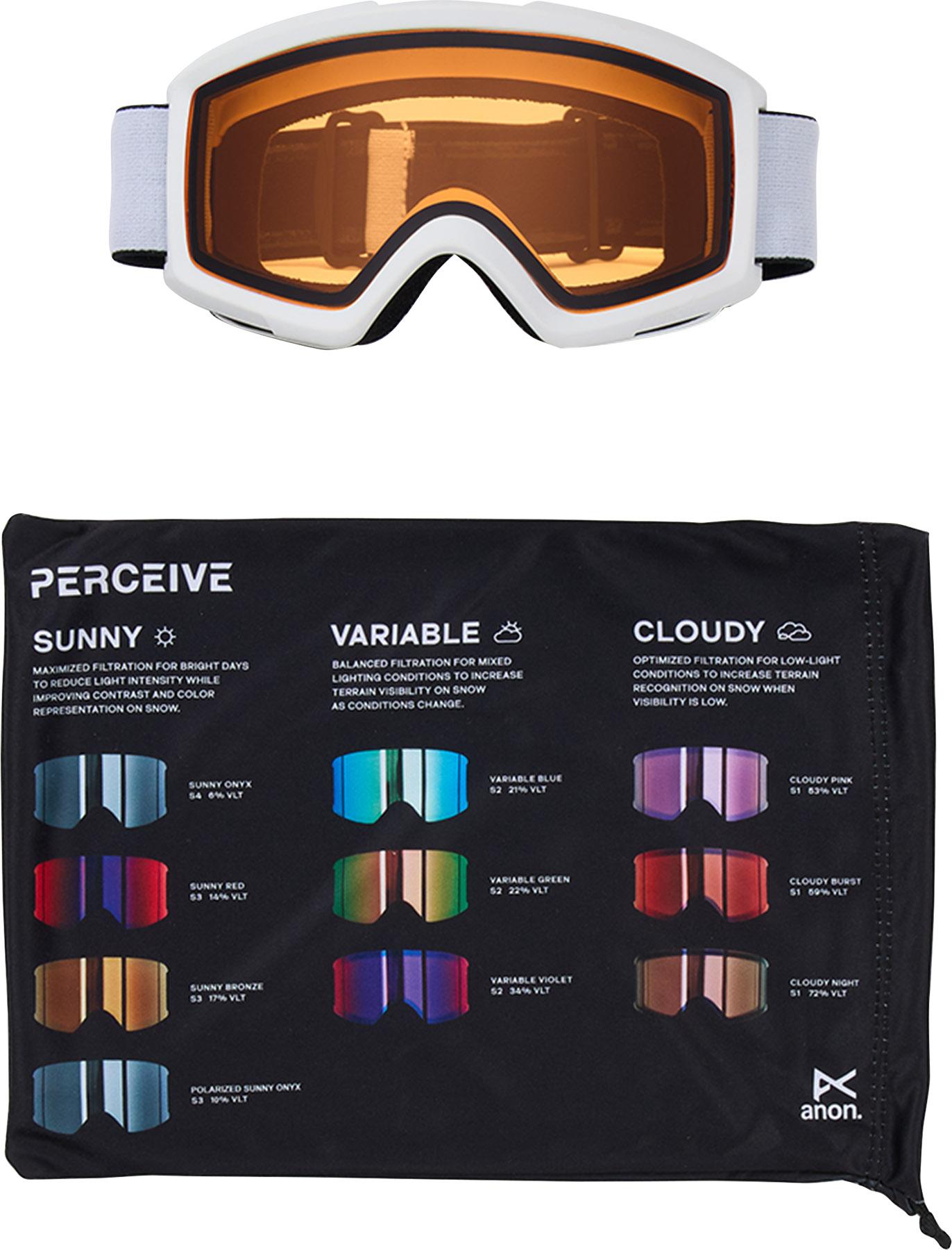 Product gallery image number 4 for product Helix 2.0 Low Bridge Fit Non-Mirror Goggles 