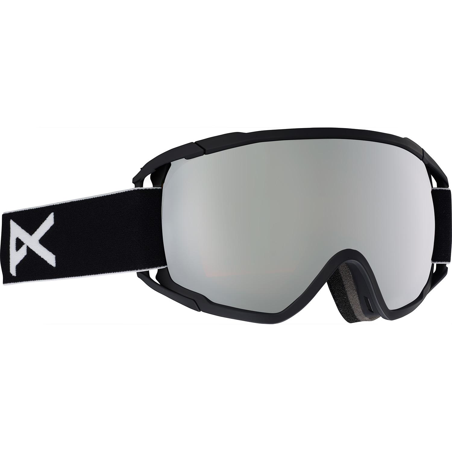 Product gallery image number 1 for product Circuit Ski Goggles - Black Frame - Sonar Silver Lens - Men's