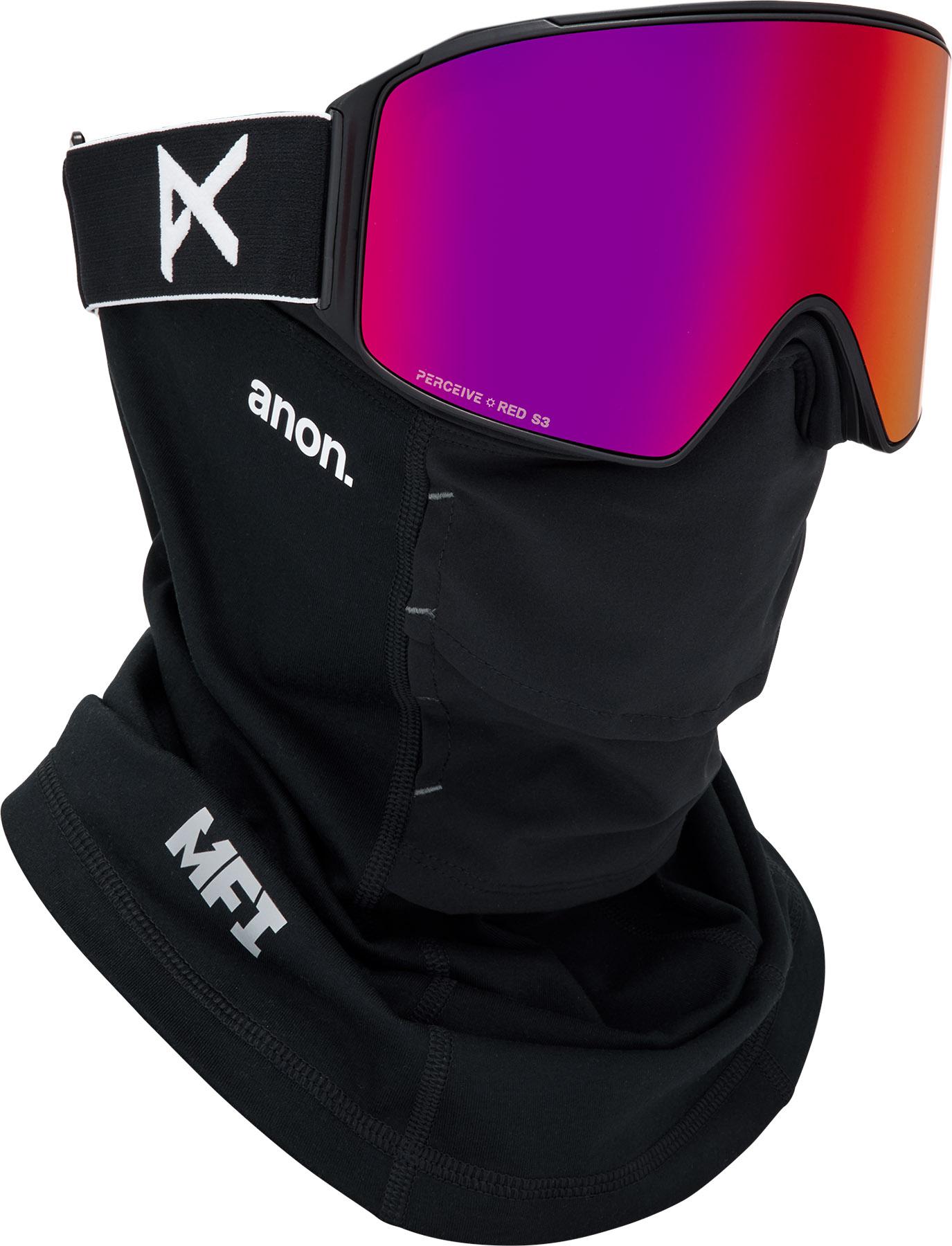 Product gallery image number 3 for product M4 Low Bridge Fit Cylindrical Goggles + Bonus Lens + MFI Face Mask