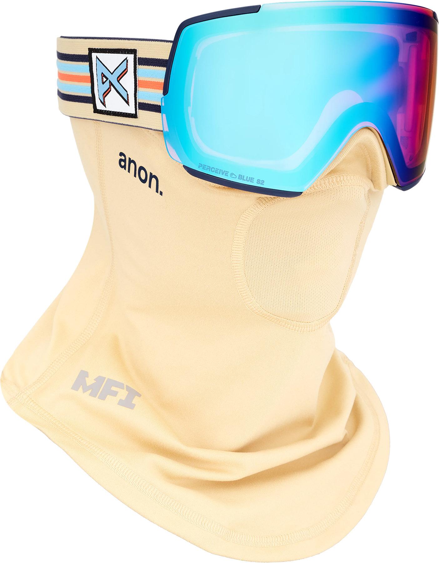 Product gallery image number 3 for product M5 Low Bridge Fit Goggles + Bonus Lens + MFI Face Mask