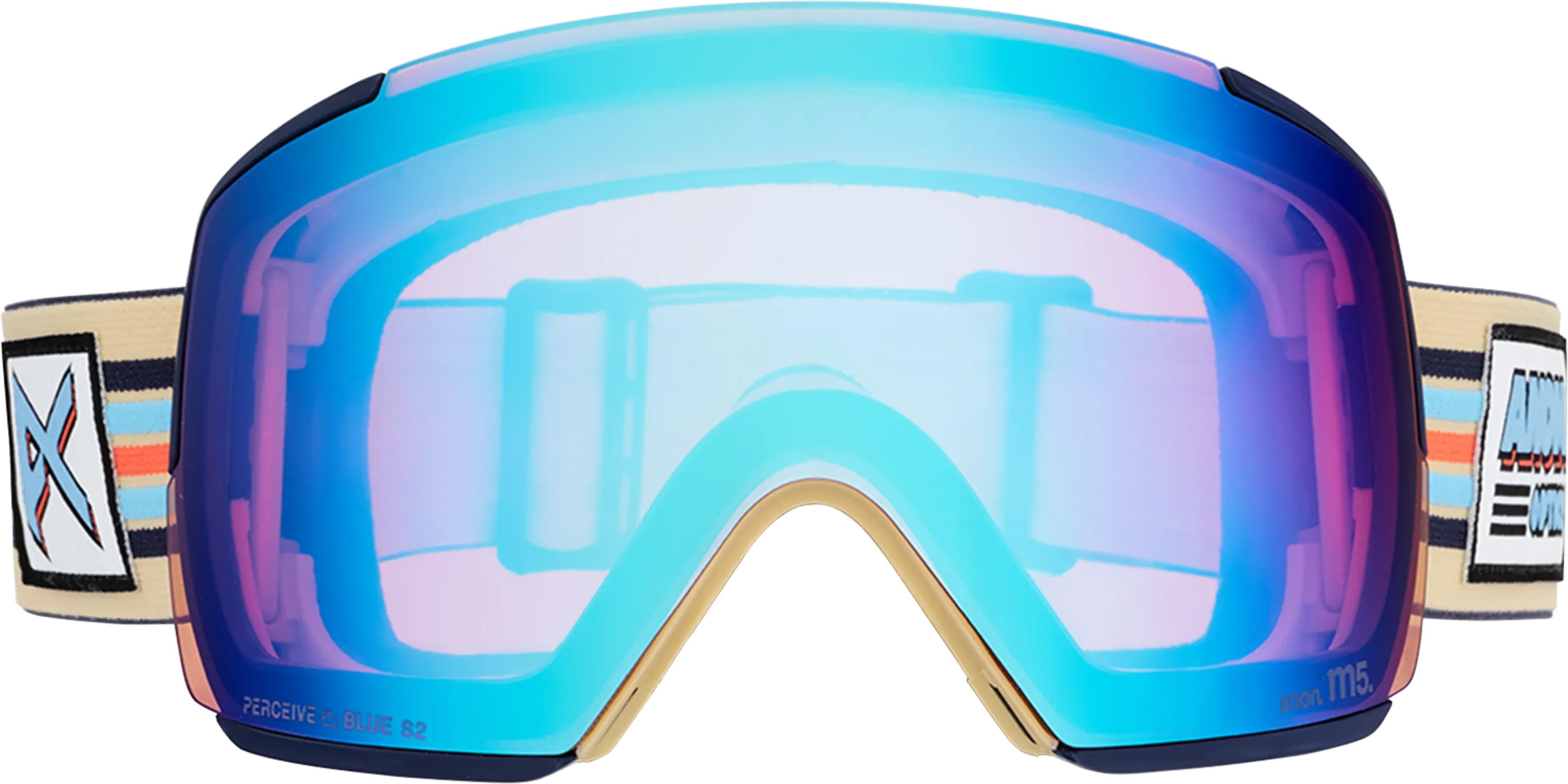 Product gallery image number 4 for product M5 Low Bridge Fit Goggles + Bonus Lens + MFI Face Mask