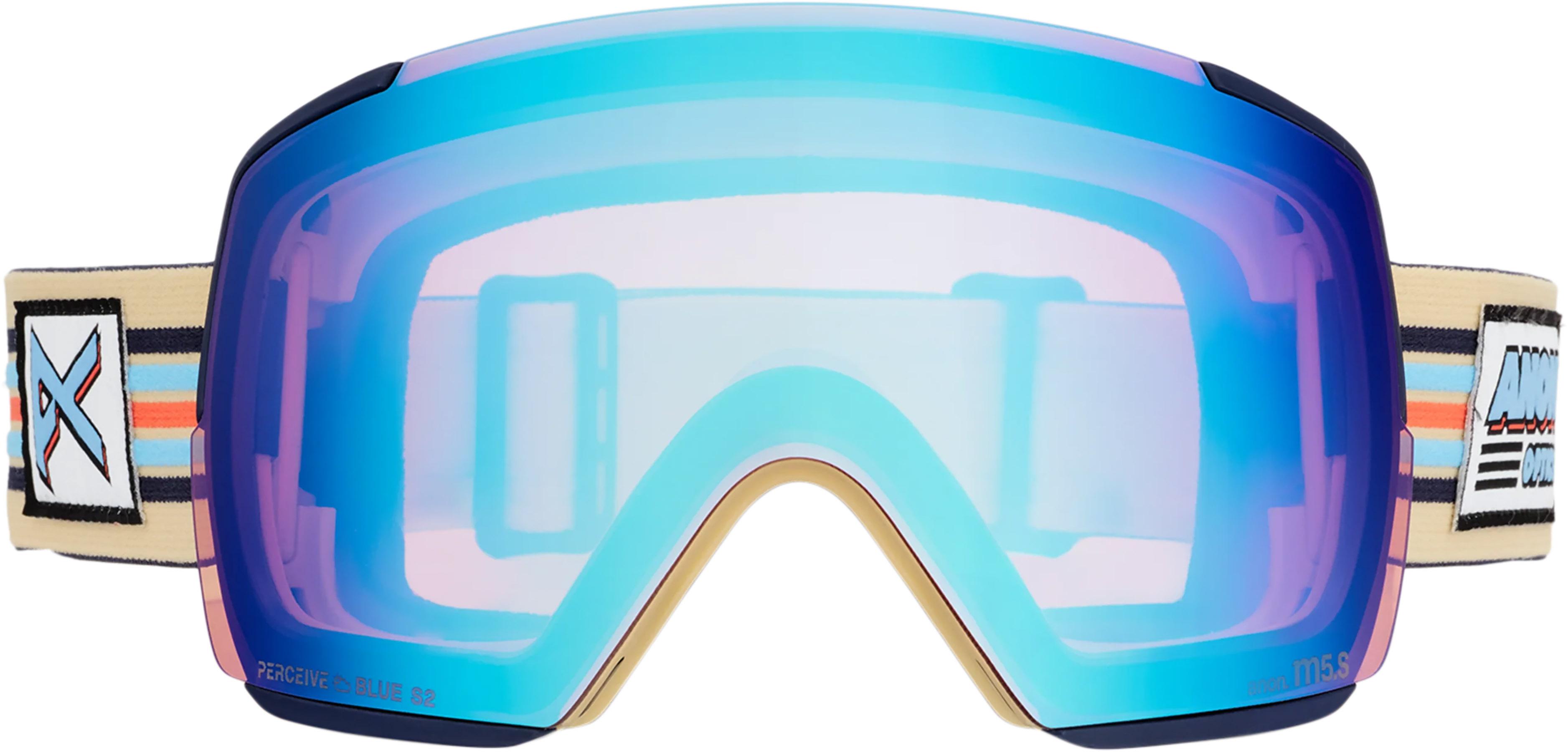 Product gallery image number 4 for product M5S Low Bridge Fit Goggles + Bonus Lens + MFI Face Mask