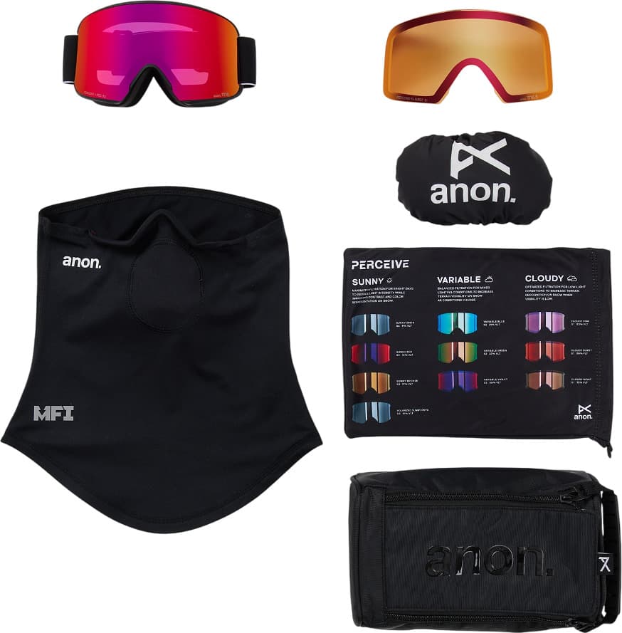 Product gallery image number 3 for product Anon M6 goggles +Bonus lens +MFI face mask - Regular Bridge - Unisex