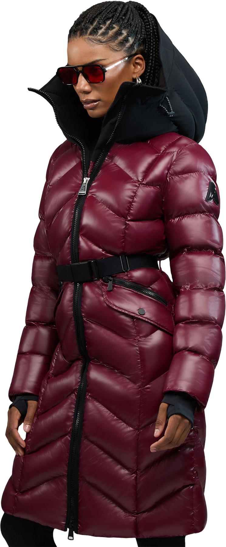Product gallery image number 3 for product Bellevaux Puffer Coat with Adjustable Belt - Women's