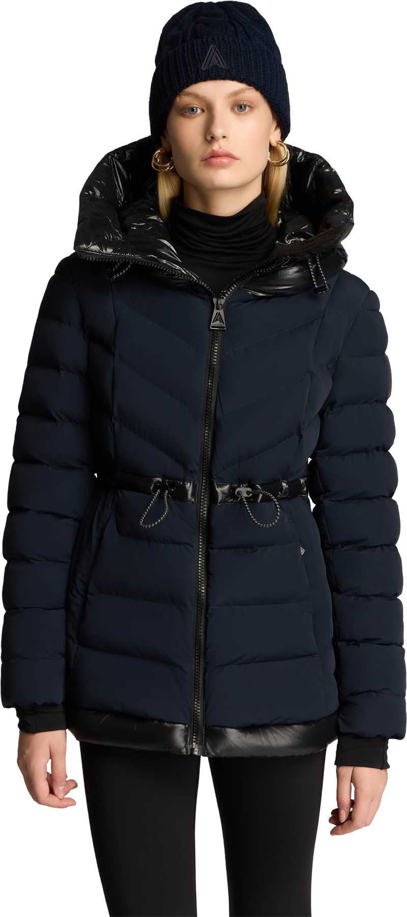 Product image for Everlong Lightweight Herringbone Quilted Puffer Jacket with Lustre Detailing - Women's