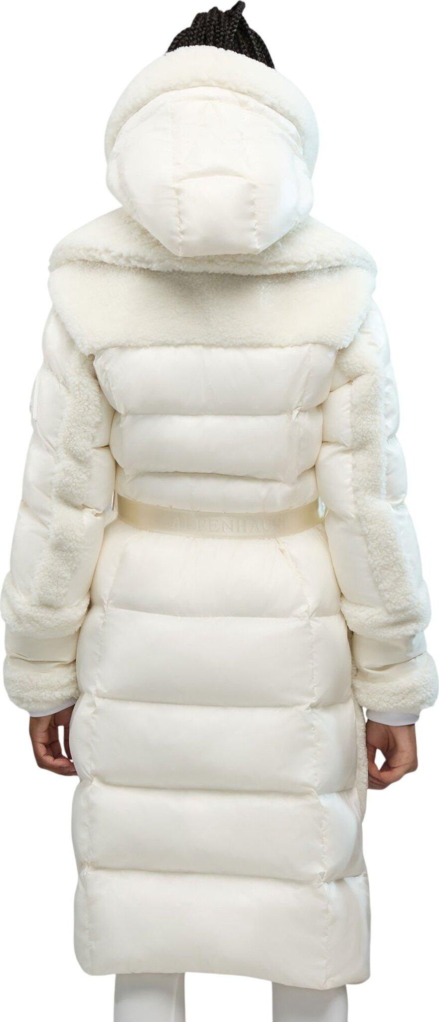 Numéro de l'image de la galerie de produits 3 pour le produit Manteau mixte à double boutonnage avec capuche détachable Chamrousse - Femme