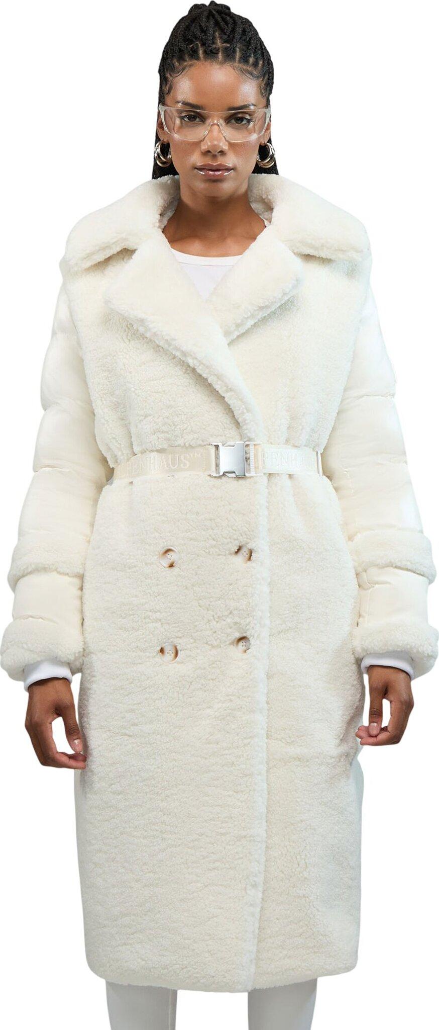 Image de produit pour Manteau mixte à double boutonnage avec capuche détachable Chamrousse - Femme