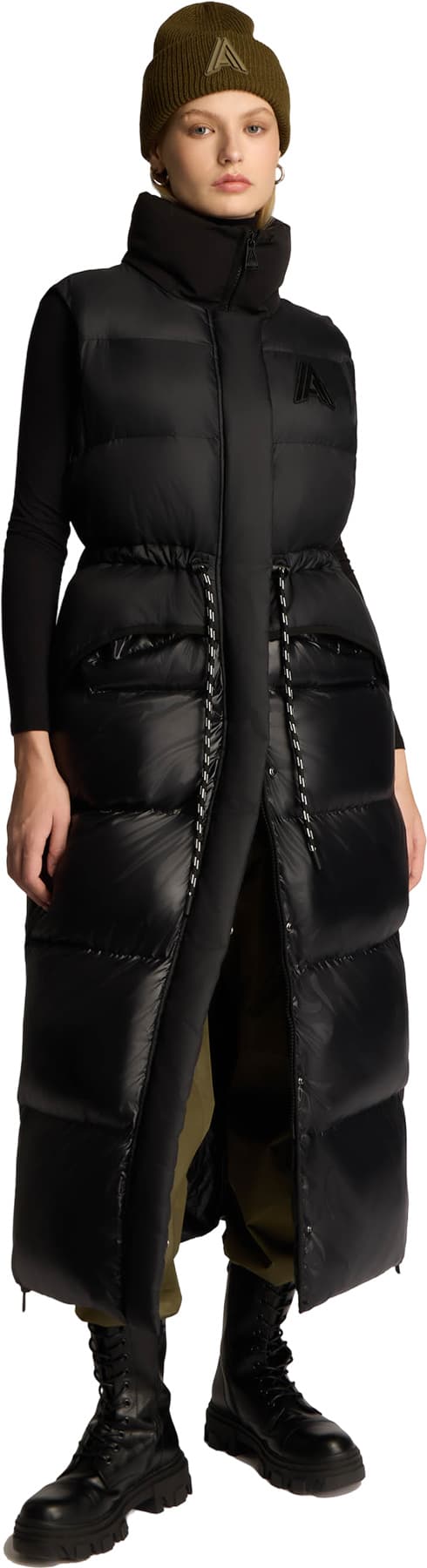 Product gallery image number 2 for product Tingwick 2-In-1 Maxi Puffer Jacket with Removable Sleeves - Women's
