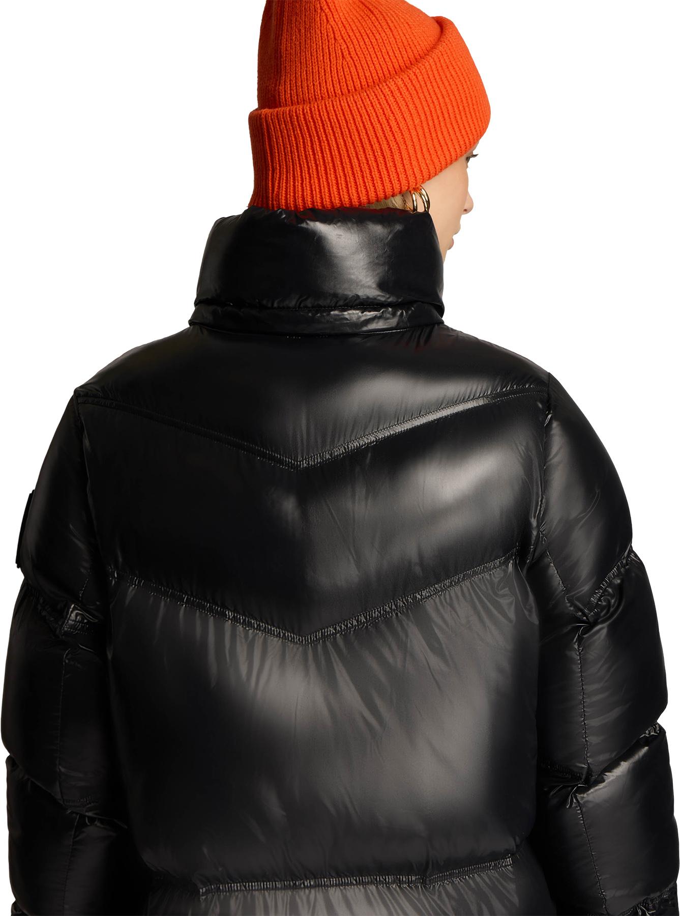 Product gallery image number 5 for product Meribel Quilted Maxi Puffer Jacket with Removable Hood - Women's