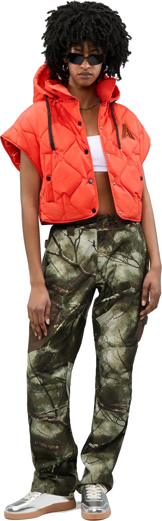 Product gallery image number 1 for product Horla Short Sleeve Quilted Vest with Removable Hood - Women's